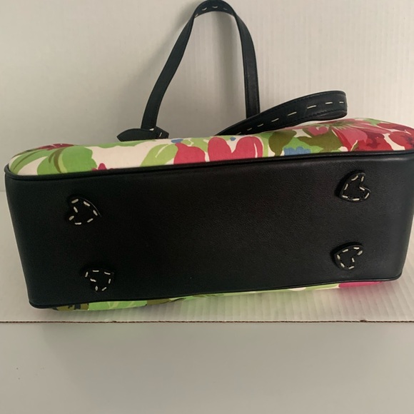 Brighton NWT women’s pink & green floral shoulder purse - Picture 7 of 10